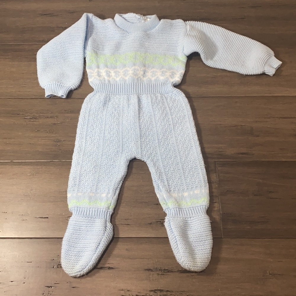 5 for‎ $25 Vintage knitted baby onepiece outfit